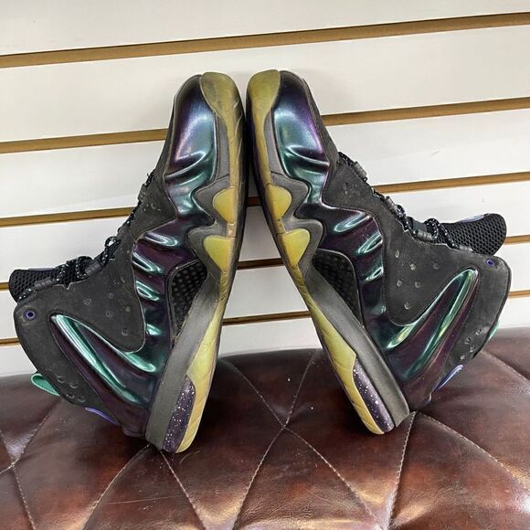 Nike Air Barkley Posite Max Eggplant 555097-003 Rare Men's Size 15 - Picture 6 of 8